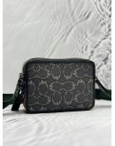 COACH X MICHAEL B. JORDAN CHARTER 24 IN GREY WITH BROWN MUMMIFIED SIGNATURE CANVAS