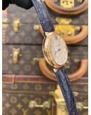(LIKE NEW) 2017 CARTIER BALLON BLEU 18K 750 ROSE GOLD DIAMOND REF 3003 WHITE DIAL 36MM AUTOMATIC WATCH -FULL SET-