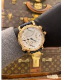 (LIKE NEW) 2019 MAURICE LACROIX MASTERPIECE CHRONOGRAPH 18K 750 YELLOW GOLD REF MP7018 WHITE DIAL 43MM AUTOMATIC WATCH