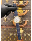 (LIKE NEW) 2019 MAURICE LACROIX MASTERPIECE CHRONOGRAPH 18K 750 YELLOW GOLD REF MP7018 WHITE DIAL 43MM AUTOMATIC WATCH