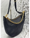 MICROCHIP LOUIS VUITTON LOOP HOBO IN BLACK MONOGRAM EMPREINTE LEATHER