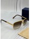 LOUIS VUITTON ATTITUDE SUNGLASSES IN BROWN WITH GOLD