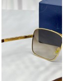 LOUIS VUITTON ATTITUDE SUNGLASSES IN BROWN WITH GOLD