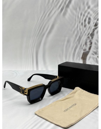 LOUIS VUITTON 1.1 MILLIONAIRES SUNGLASSES IN BLACK WITH GOLD
