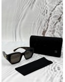 CHANEL CH5506 SUNGLASSES IN BLACK WITH BROWN