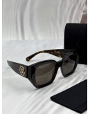 CHANEL CH5506 SUNGLASSES IN BLACK WITH BROWN
