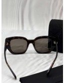 CHANEL CH5506 SUNGLASSES IN BLACK WITH BROWN