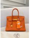(LIKE NEW) 2018 HERMES BIRKIN 30 IN ORANGE TOGO LEATHER -FULL SET-