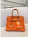 (LIKE NEW) 2018 HERMES BIRKIN 30 IN ORANGE TOGO LEATHER -FULL SET-