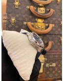 2020 MAURICE LACROIX AIKON AUTOMATIC DIAMOND REF AI6006-SS001-450-1 BLUE CLOUS DE PARIS DIAL 35MM AUTOMATIC WATCH