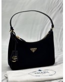 (LIKE NEW) PRADA RE-EDITION 2005 IN BLACK RE-NYLON WITH SAFFIANO LEATHER