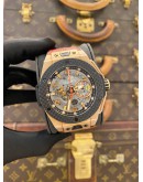 2020 HUBLOT BIG BANG FERRARI LIMITED EDITION 500PCS WORLDWIDE 18K 750 ROSE GOLD REF 401.OQ.0123.VR SKELETON DIAL 45MM AUTOMATIC WATCH -FULL SET-