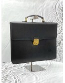 BURBERRY BRIEFCASE IN BLACK LEATHER