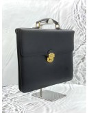 BURBERRY BRIEFCASE IN BLACK LEATHER