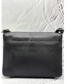 BRAUN BUFFEL MESSENGER IN BLACK LEATHER