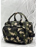 PRADA CORDURA CAMOUFLAGE IN GREEN CAMOUFLAGE CANVAS