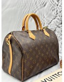 LOUIS VUITTON SPEEDY BANDOULIERE 30 IN BROWN MONOGRAM CANVAS