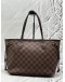 LOUIS VUITTON NEVERFULL PM IN BROWN DAMIER EBENE CANVAS