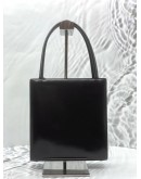 CHRISTIAN DIOR SHOULDER BAG IN BLACK WITH GREEN CALFSKIN LEATHER