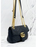 GUCCI GG MARMONT MATELASSE LEATHER SHOULDER BAG