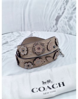 COACH STRAP WITH FLOWERS 