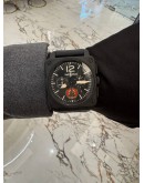 (LIKE NEW) 2015 BELL & ROSS BR 03-94 AVIATION INSTRUMENTS REF BR0394-TORNADO LIMITED TO 50 PIECES WORLDWIDE 42MM AUTOMATIC WATCH