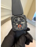 (LIKE NEW) 2015 BELL & ROSS BR 03-94 AVIATION INSTRUMENTS REF BR0394-TORNADO LIMITED TO 50 PIECES WORLDWIDE 42MM AUTOMATIC WATCH