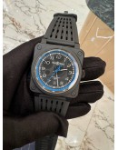 (BRAND NEW) 2023 BELL & ROSS BR 03-92 A522 ALPINE REF BR0392-A522-CE/SRB LIMITED TO 999 PIECES WORLDWIDE BLUE DIAL 42MM AUTOMATIC WATCH -FULL SET-