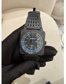 (BRAND NEW) 2023 BELL & ROSS BR 03-92 A522 ALPINE REF BR0392-A522-CE/SRB LIMITED TO 999 PIECES WORLDWIDE BLUE DIAL 42MM AUTOMATIC WATCH -FULL SET-