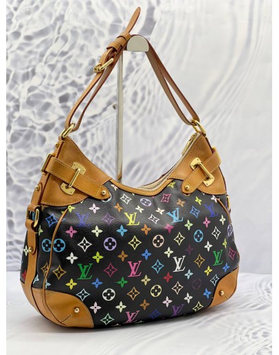 LOUIS VUITTON x TAKASHI MURAKAMI GRETA MONOGRAM MULTICOLOR SHOULDER BAG 