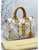 LOUIS VUITTON x TAKASHI MURAKAMI SPEEDY MONOGRAM 30 WHITE MULTICOLOR