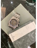 2012 AP AUDEMARS ROYAL OAK OFFSHORE CHRONOGRAPH REF 25721TI BLACK DIAL AUTOMATIC WATCH -FULL SET-