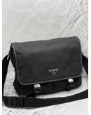 (LIKE NEW) PRADA NYLON SAFFIANO MESSENGER BAG 