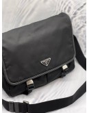 (LIKE NEW) PRADA NYLON SAFFIANO MESSENGER BAG 