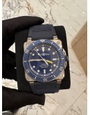 (UNUSED) 2025 BELL & ROSS BR 03-92 DIVER BLUE REF BR0392-D-BU-ST/SRB 42MM AUTOMATIC WATCH -FULL SET-
