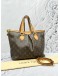 LOUIS VUITTON PALERMO MM SHOULDER BAG IN BROWN MONOGRAM CANVAS