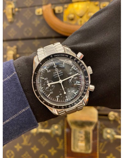 2010 OMEGA SPEEDMASTER REDUCED CHRONOGRAPH REF 3510.50 BLACK DIAL 39MM AUTOMATIC WATCH