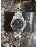 2014 TAG HEUER AQUARACER REF WAF2110 BLACK DIAL 39MM AUTOMATIC WATCH -FULL SET-