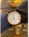 (UNUSED) 2022 LONGINES PRESENCE 18K 750 ROSE GOLD REF L4.905.1.11.2 WHITE ROMAN NUMERALS DIAL 38.5MM AUTOMATIC WATCH -FULL SET- 