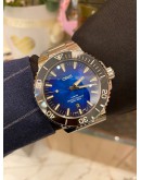 (UNUSED) 2018 ORIS AQUIS DATE CLIPPERTON LIMITED EDITION REF 01.733.7730.4185 BLUE DIAL 43.5MM AUTOMATIC WATCH -FULL SET-