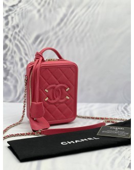 CHANEL CC FILIGREE VANITY CAVIAR CROSSBODY BAG 