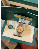 (BRAND NEW) 2019 ROLEX DATEJUST  JUBILEE 36 REF 126233 HALF 18K 750 YELLOW GOLD CHAMPAGNE DIAL 36MM AUTOMATIC WATCH -FULL SET-