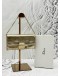 CHRISTIAN DIOR MISS DIOR WALLET ON CHAIN IN METALLIC GOLD PYTHON LEATHER AND LIGHT PINK CALFSKIN LEATHER -FULL SET-
