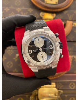 (LIKE NEW) ALPINA GENEVE AVALANCHE CHRONOGRAPH REF AL-700X4A6 BLACK DIAL 44MM AUTOMATIC WATCH