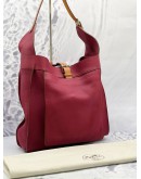 HERMES TWO TONE MARWARI TAURILLON CLEMENCE LEATHER HANDBAG 