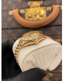 (LIKE NEW) 2000 ROLEX LADY DATEJUST FULL 18K 750 YELLOW GOLD REF 79178 DIAMOND DIAL 26MM AUTOMATIC WATCH -FULL SET-