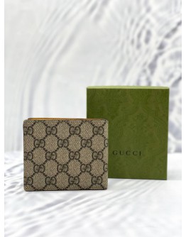 (LIKE NEW) GUCCI NEO VINTAGE GG SUPREME BI-FOLD WALLET -FULL SET-