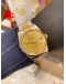 ROLEX DATEJUST 36 REF 16233 HALF 18K 750 YELLOW GOLD DIAMOND DIAL 36MM AUTOMATIC WATCH
