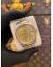 ROLEX DATEJUST 36 REF 16233 HALF 18K 750 YELLOW GOLD DIAMOND DIAL 36MM AUTOMATIC WATCH