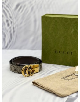 (LIKE NEW) GUCCI MARMONT REVERSIBLE BELT 